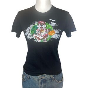 🎃 Buc-ee’s Halloween Mummy Beaver Graphic Tee | Black Unisex T-Shirt Size YouthS